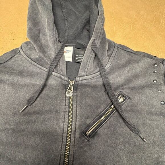 Harley Davidson Zip Up Sweatshirt - Picture 3 of 8